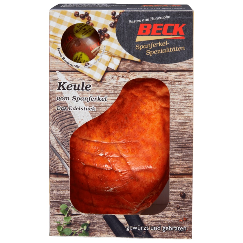 Beck Keule vom Spanferkel ca. 1,5kg